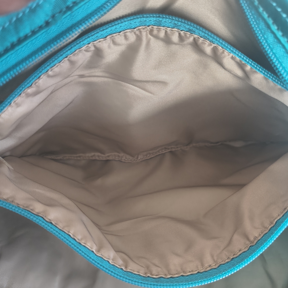 Coach Green Tote Bag with Pink Accent - Picture 8 of 16